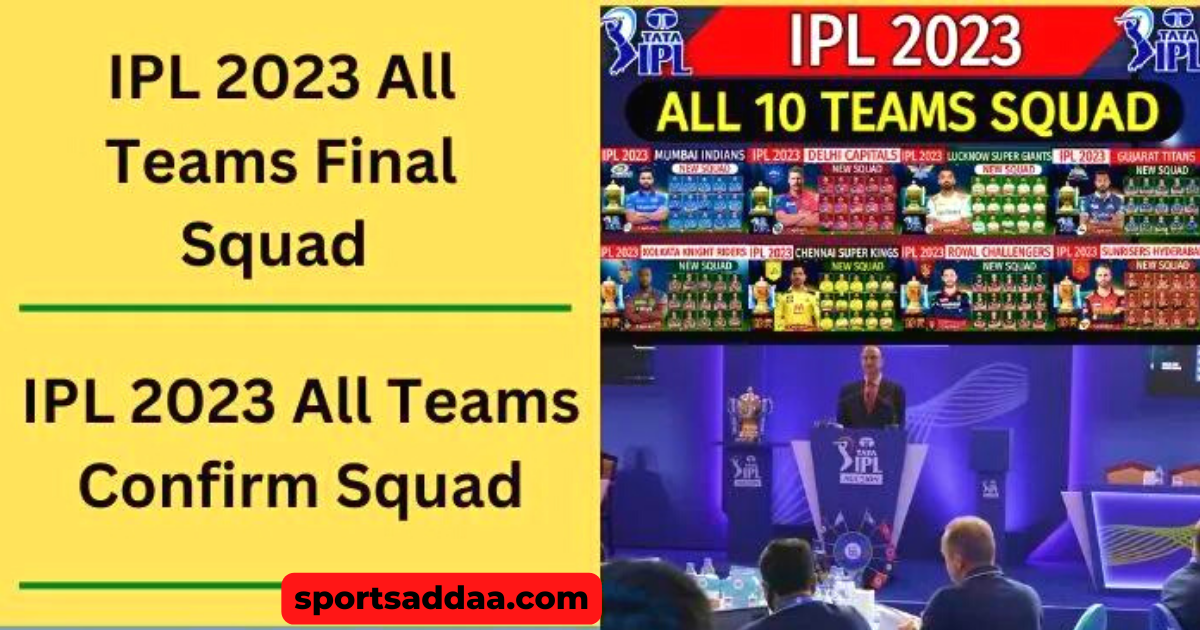 IPL 2023: The All-Important Final Squads