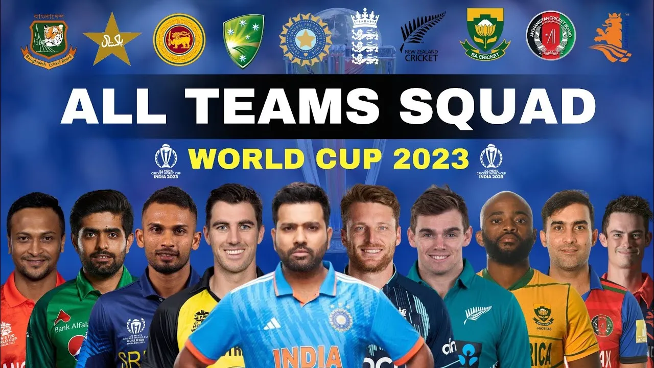 ICC World Cup 2023 All-Team Squad